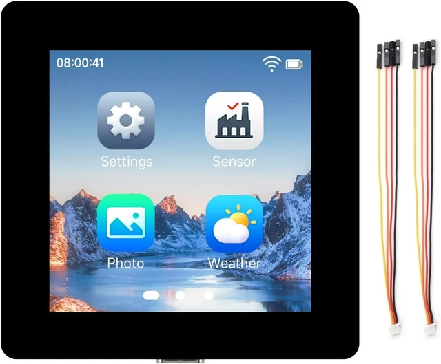 Main image of Waveshare ESP32-C6 2.73inch LCD Display Dev Board, RISC-V 32-bit, 320 × 320 | 262K color, supports Wi-Fi 6, Bluetooth 5, and IEEE 802.15.4 (Zigbee 3.0 and Thread) wireless communications