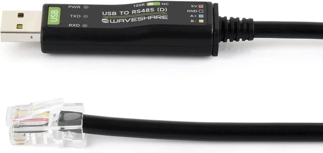 Main image of waveshare USB to RS485 Industrial Grade Isolated Bidirectional Converter-D | USB Interface, RS485 Output