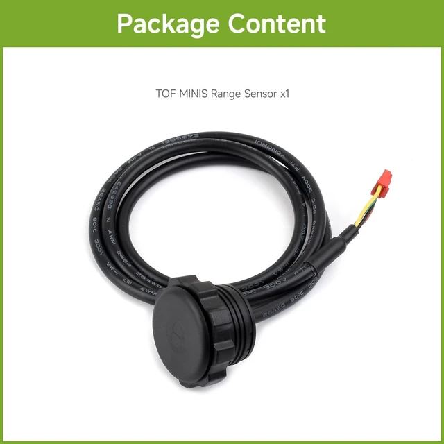 Alt view image 2 of 5 - Waveshare TOF MINIS Laser Range Sensor, Controller and Ranging Algorithm | Time-of-Flight (TOF) technology, RS485, long range|Short Blind Zone|stable/accurate/sensitive|IP68|indoor/outdoor