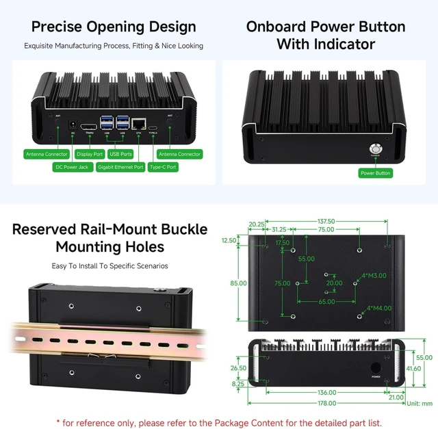 Alt view image 4 of 5 - For Jetson Orin Nano & Orin NX Kits | Onboard Power Button With Indicator, passive cooling, Exquisite manufacturing process, Easy to install to specific scenarios