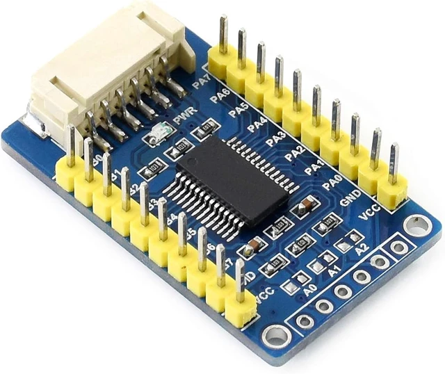 Alt view image 2 of 7 - Waveshare MCP23017 IO Expansion Board I2C Interface Expands 16 I/O Pins Compatible with Both 3.3V and 5V Levels (Pack of 2)