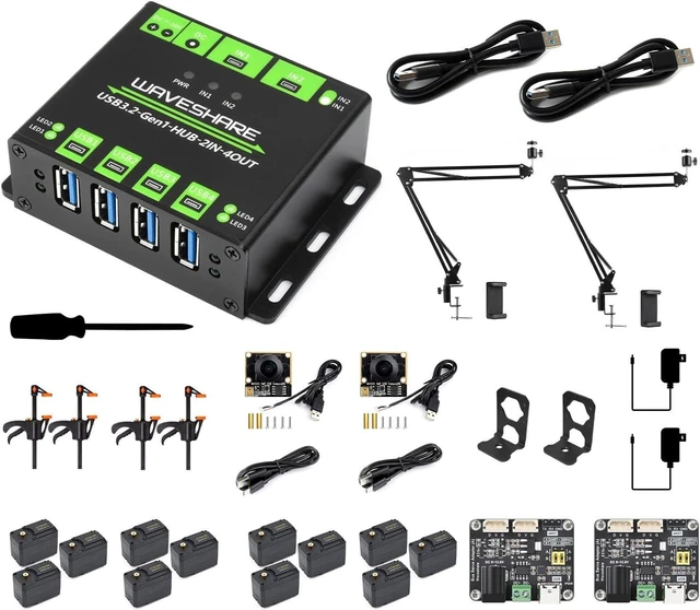 Main image of Waveshare SO-ARM101 Open-Source 6-Axis Robotic Arm, No-3DP CAM Kit | Native Hugging Face LeRobot Support, High-Torque Bus Servos,3D Printed Parts,supports Jetson Orin Nano Super/Orin NX Super/PC