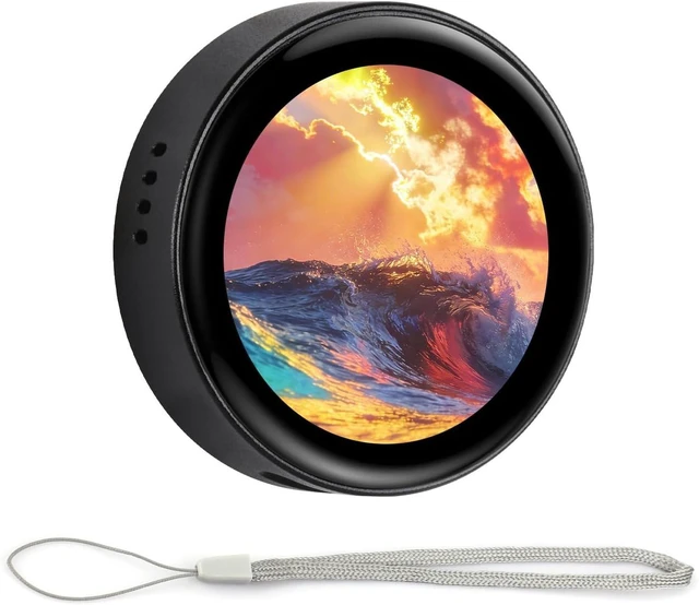 Main image of Waveshare ESP32-S3 1.43inch AMOLED Round Touch Display Development Board, 466 × 466, Supports AI Speech Interaction and Online LLM Platforms, Dual-core Processsor and 240MHz Frenquency, NO BAT