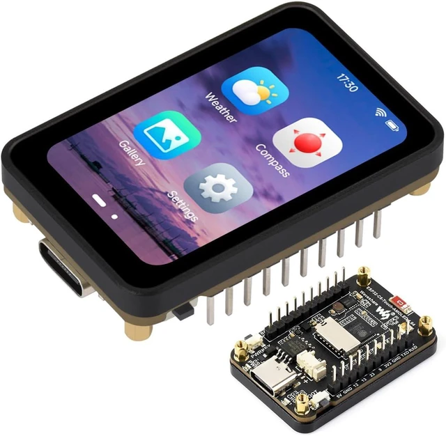 Main image of Waveshare ESP32-C6 1.64inch AMOLED Touch Display Development Board, 280 × 456 Resolution, 16.7M Color, QSPI Interface, Supports Wi-Fi 6 and BLE 5, with Pre-soldered Header