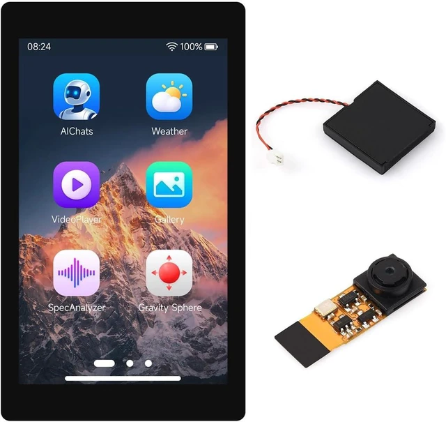 Main image of Waveshare ESP32-P4-WIFI6 4.3inch Development Board, 480 × 800 Resolution, 5-Point Touch, Onboard Audio codec chip, Supports Wi-Fi 6 and BLE 5, with OV5647 Camera