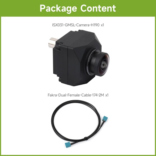 Alt view image 2 of 5 - Waveshare 3MP ISX031 Image Sensor GMSL Camera Module, Rolling Shutter, IP67 Protection Degree and More Durable, 190 FOV