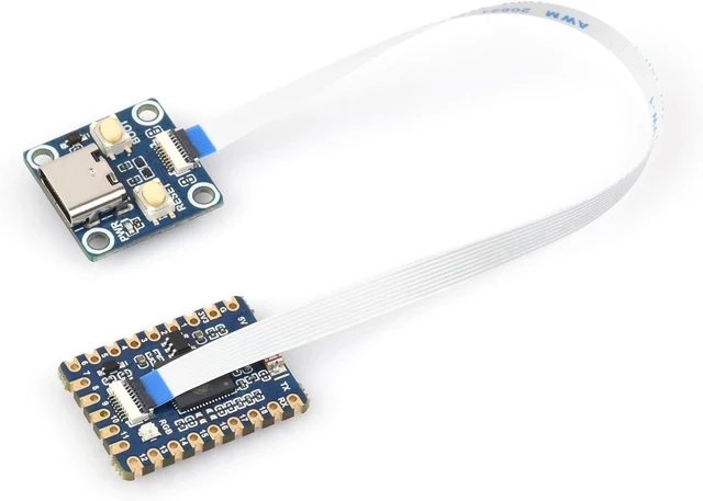 Main image of Waveshare ESP32-S3 Mini Development Board, Based on ESP32-S3FH4R2/ESP32-S3-PICO-1-N8R8 Dual-Core Processor, 8MB Flash and 8MB PSRAM, Development Board + Adapter Board + FPC Cable