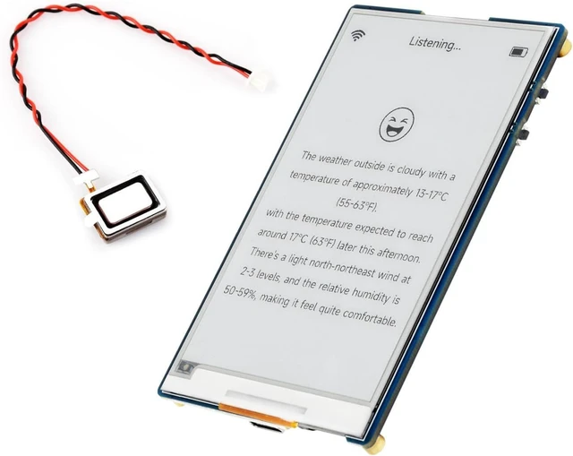 Main image of Waveshare ESP32-S3 3.97inch e-Paper Development Board, 800 × 480 Resolution, Supports Wi-Fi/BLE 5, and AI Voice Interaction, Onboard Microphone