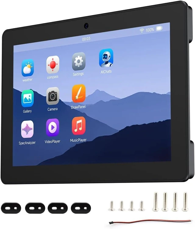 Main image of Waveshare ESP32-P4-WIFI6 8inch HMI All-in-One Touch Display Development Board, 10-Point Touch, 800 × 1280 Resolution, with Dual Microphones and Speaker, Supports Wi-Fi 6 and BLE 5