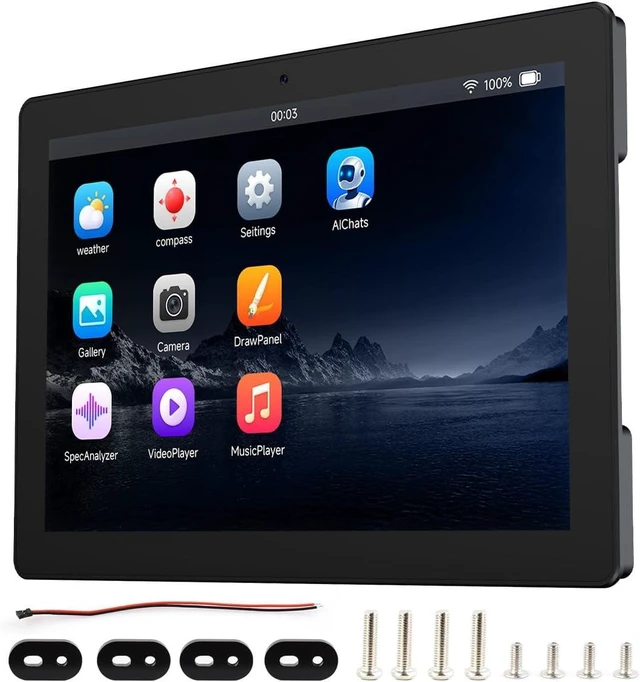 Main image of Waveshare ESP32-P4-WIFI6 10.1inch HMI All-in-One Touch Display Development Board, 10-Point Touch, 800 × 1280 Resolution, with Dual Microphones and Speaker, Supports Wi-Fi 6 and BLE 5, with BAT