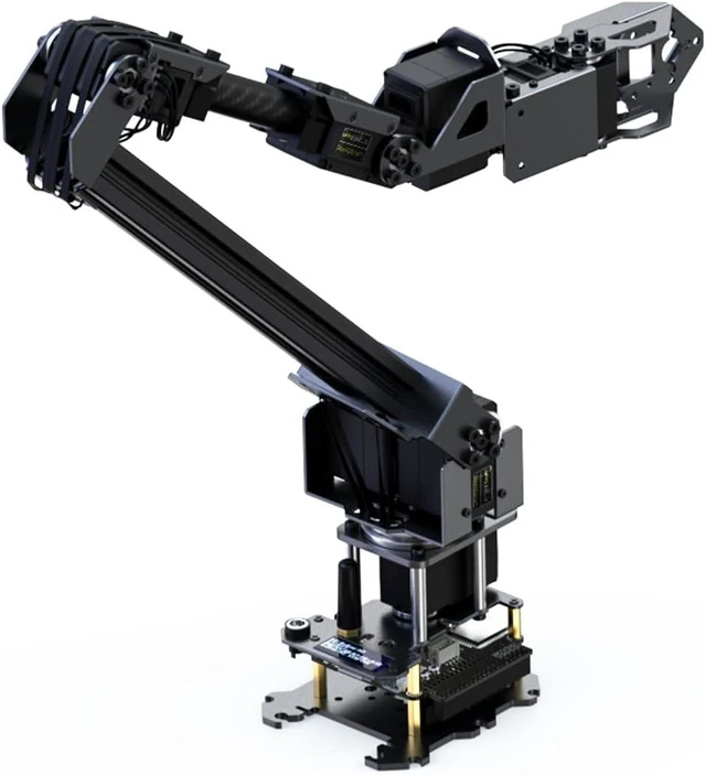 Main image of Waveshare Robotic Arm Kit, Desktop Robot Kit, 5 + 1 DOF High-Torque Serial Bus Servo, Based On ESP32, Wireless Control, 2-DOF Wrist Joint, Compatible with LeRobot