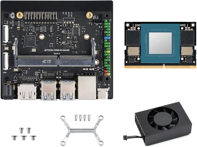 Main image of Waveshare Jetson Orin Nano AI Development Kit for Embedded and Edge Systems, Bundle with 4GB Memory Jetson Orin Nano Module