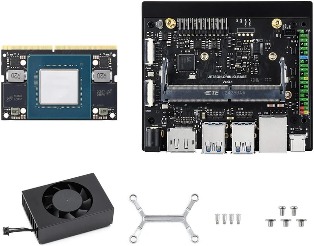Main image of Waveshare Jetson Orin NX AI Development Kit for Embedded and Edge Systems, Bundle with 16GB Memory Jetson Orin NX Module