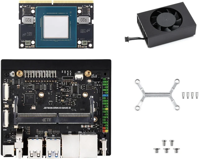 Main image of Waveshare Jetson Orin NX AI Dual ETH Development Kit for Embedded and Edge Systems, Bundle with 16GB Memory Jetson Orin NX Module