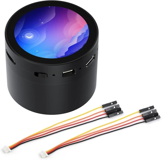 Main image of Waveshare RP2350 1.85inch Round LCD Development Board, 360×360, 65K Color, Dual-core and Dual-Architecture Design, with Speaker Box and 3.7V Lithium Batt