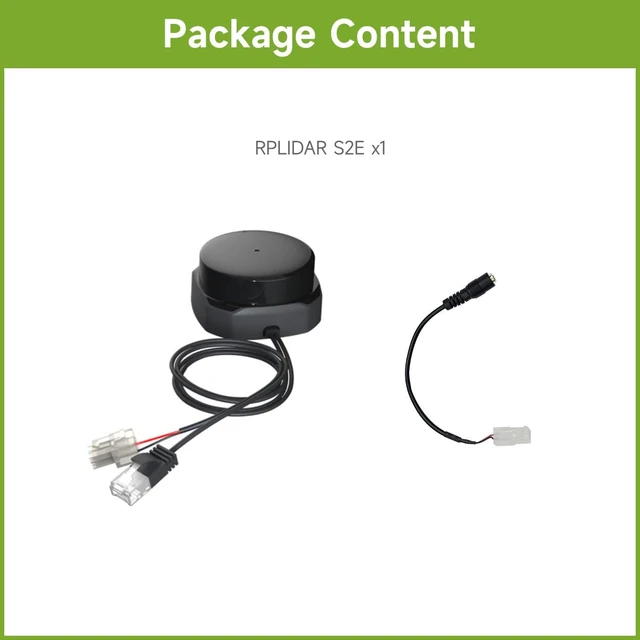 Alt view image 2 of 7 - Waveshare RPLIDAR S2 High-Performance, Compact-Size DTOF Lidar, Support UART Port/Ethernet Port Communication Modes, S2M1-RxE Models