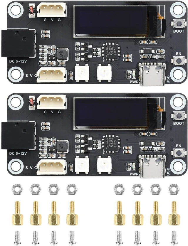 Main image of Waveshare 2PCS ESP32 Servo Driver Expansion Board Built-in Wi-Fi Dedicated Driver Board Designed for Serial Bus Servos