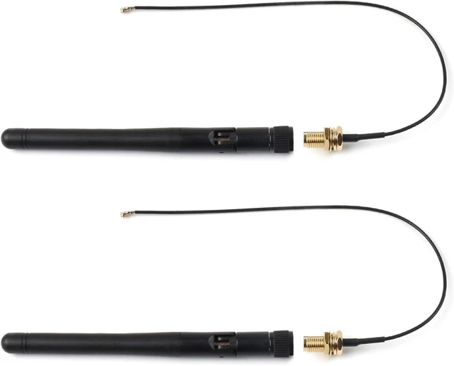 Main image of Waveshare 2PCS Compatible Antenna for Raspberry Pi Compute Module 4 Supports 2.4G/5G Wi-Fi Frequency Band