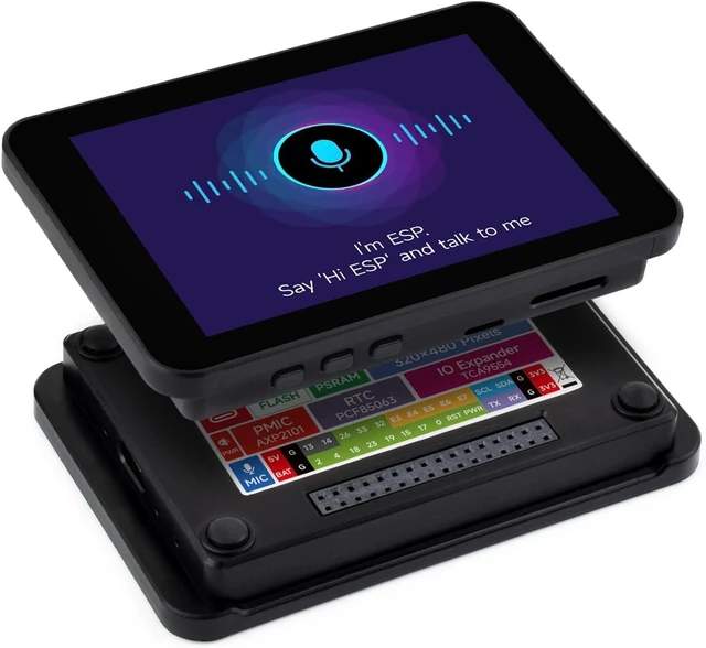 Main image of Waveshare ESP32 3.5inch Rounded Corner Touch LCD Development Board, 320 × 480, Onboard Audio Codec Chip, Built-in Microphone and Speaker, Supports Wi-Fi and BLE, Without BAT