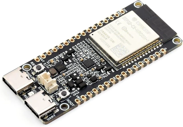Main image of Waveshare ESP32-C5 Dual-Band Wi-Fi 6 Development Board, 240MHz RISC-V Processor, ESP32-C5-WROOM-1 Series Module, Multi-Protocol RISC-V MCU, 8MP PSRAM