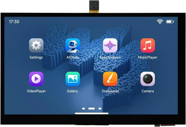 Main image of Waveshare ESP32-P4-WIFI6 7inch 5-Point Touch Display Development Board with OV5647 Camera, Powered by ESP32-P4 and ESP32-C6, 1024 × 600 Resolution, Featuring Wi-Fi 6 and Bluetooth 5 (LE) Support