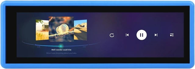 Main image of Waveshare ESP32-S3 Development Board with 3.49inch IPS Touch Display, 172×640, Dual-Core ESP32-S3R8 Processor, Type A Case for Desktop Use, Battery Not Included
