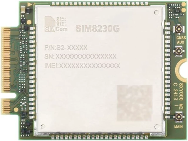 Main image of Waveshare SIM8230G-M2, SIMCom Original Redcap Module, Powered by Qualcomm Snapdragon X35, Utilizing 3GPP 5G Release 17 Technology