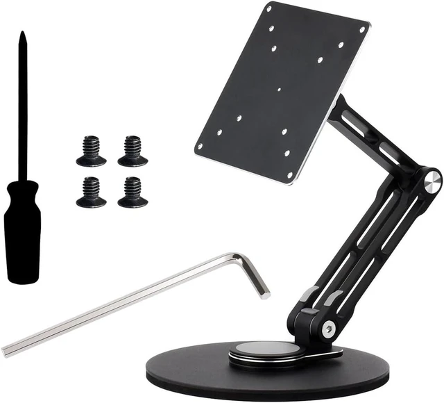 Main image of Waveshare VESA Portable Monitor Adjustable Stand, Compatible with Monitors Up to 19 Inches, Multi-Axis Rotation, Ergonomic Design with Weighted Base, Foldable for Easy Storage