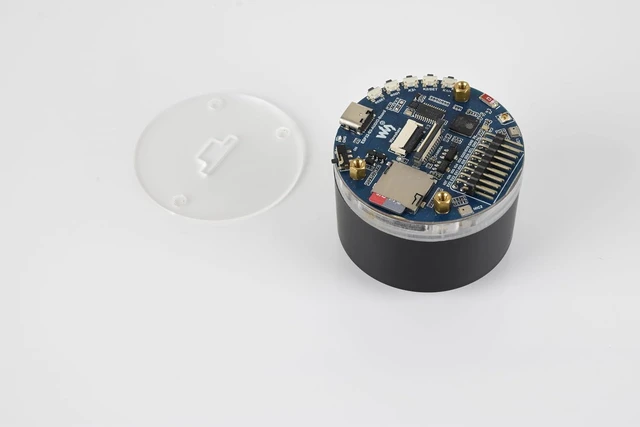 Alt view image 2 of 7 - Waveshare ESP32-S3 AI Smart Speaker Development Board, Dual Microphones, Noise Reduction, RGB Lighting, External Display & Camera Support