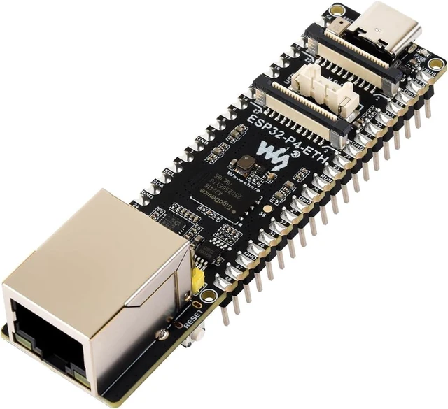 Main image of Waveshare ESP32-P4-ETH High-Performance Development Board, Based On ESP32-P4, with 100 Mbps RJ45 Ethernet Port, Board Only, with Pre-Solder Pin Headers