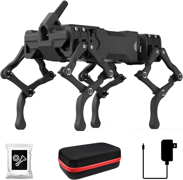 Main image of Waveshare WAVEGO Pro 12-DOF Bionic Dog-Like Robot, Open Source for ESP32 and Raspberry Pi, Supports ESP-Now Host-Sub Control Mode