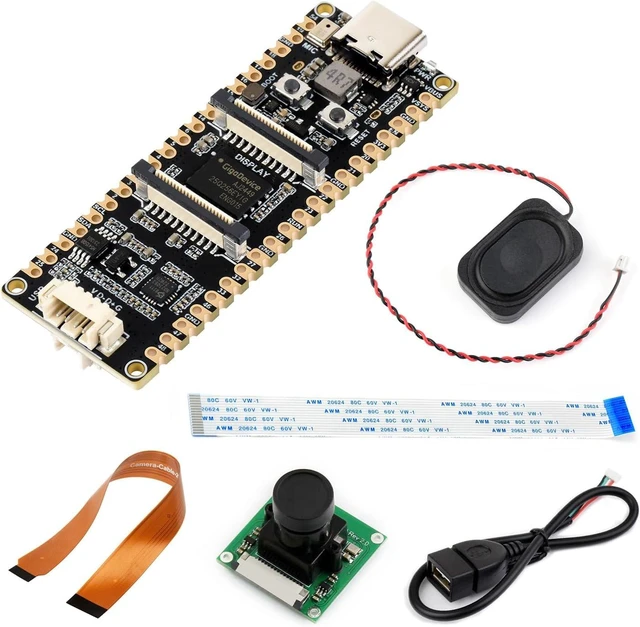 Main image of Waveshare ESP32-P4-Pico High-Performance Development Board, Featuring ESP32-P4, RISC-V Dual-Core and Single-Core Processors, and Advanced Human-Machine Interfaces, Bundle with Speaker and Camera