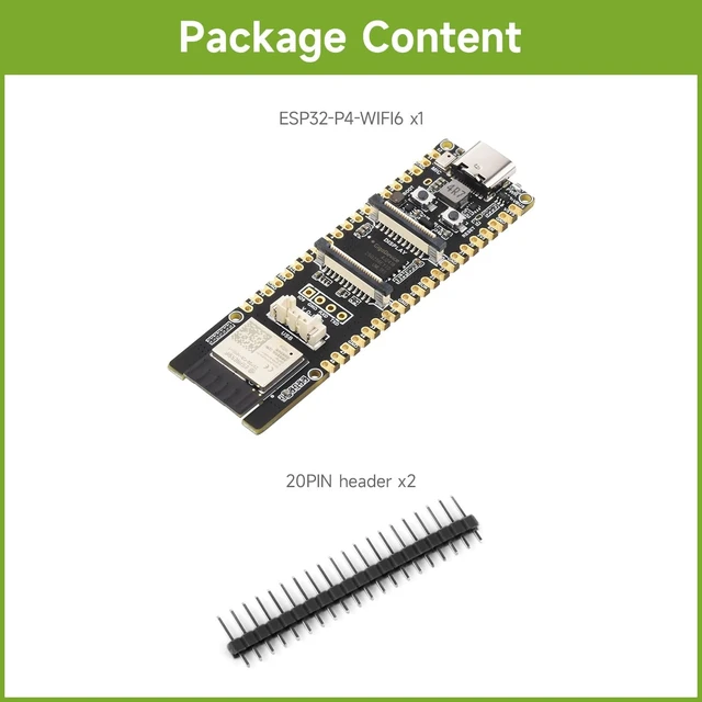 Alt view image 2 of 7 - Waveshare ESP32-P4-WIFI6 High-Performance Development Board, Based On ESP32-P4 and ESP32-C6, Supports Wi-Fi 6 and Bluetooth 5/BLE, Board Only