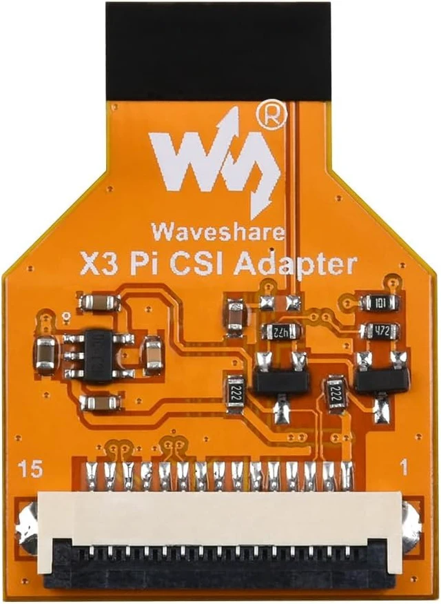 Main image of Waveshare CSI Adapter for RDK X3 Development Board, 24PIN to 15PIN CSI Adapter Board