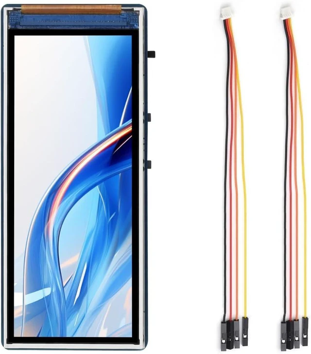 Main image of Waveshare ESP32-S3 3.16inch Display Development Board, 320×820 Pixels, 262K Color, 32-bit LX7 Dual-core Processor, Up to 240MHz Frequency, WiFi & Bluetooth 5, Accelerometer and Gyroscope Sensor