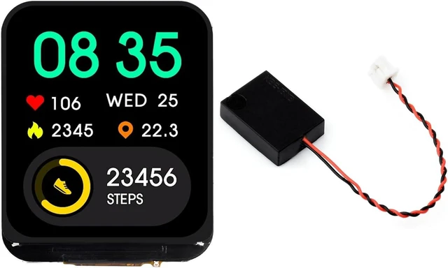 Main image of Waveshare ESP32-C6 1.69inch LCD Development Board, 240×280 Pixels, Supports Wi-Fi 6 / BLE 5, 160MHz RISC-V Processor, AI Speech, ESP32 with Display, No Touch Function