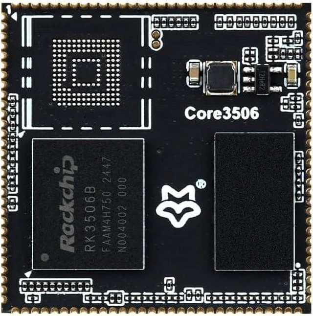 Main image of Waveshare Luckfox Core3506 Core Board Based On Rockchip RK3506B Chip, Onboard 512MB DDRL3, Integrates Triple-core ARM Cortex-A7 and ARM Cortex-M0 Processors, Without eMMC
