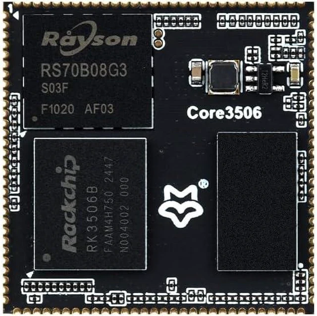 Main image of Waveshare Luckfox Core3506 Core Board Based On Rockchip RK3506B Chip, Onboard 512MB DDRL3, Integrates Triple-core ARM Cortex-A7 and ARM Cortex-M0 Processors, with 8GB eMMC