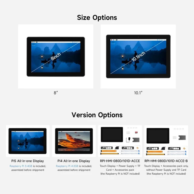 Alt view image 4 of 7 - Waveshare Industrial HMI All-in-one Touch Display, Compatible with Raspberry Pi, 10.1inch Screen Monitor, Dual 4K HDMI Output, 10-Point Touch