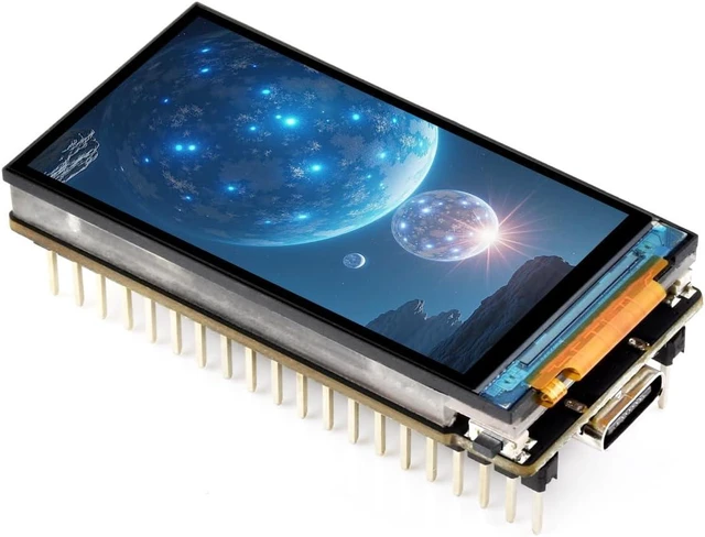 Main image of Waveshare ESP32-S3 1.9inch Display Development Board, 170×320 Pixels, 262K Color, 32-bit LX7 Dual-core,32-bit LX7 Dual-core, Up to 240MHz, 90° Rotation Support, ESP32 with Display Integration