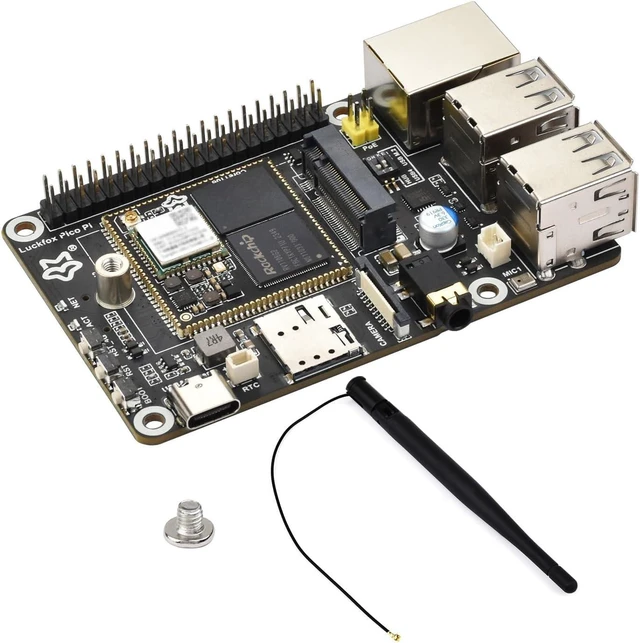 Main image of Waveshare Luckfox Pico Pi Linux Micro Dev Board, Core1106, 8GB eMMC, Intelligent Encoding Support, Built-in ISP3.2, Up to 5MP Image Processing, with Wireless, RV1106G2
