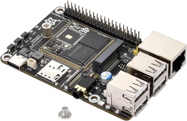 Main image of Luckfox Pico Pi Linux Micro Dev Board,Core1106, 8GB eMMC, Intelligent Encoding Support, Built-in ISP3.2, Up to 5MP Image Processing