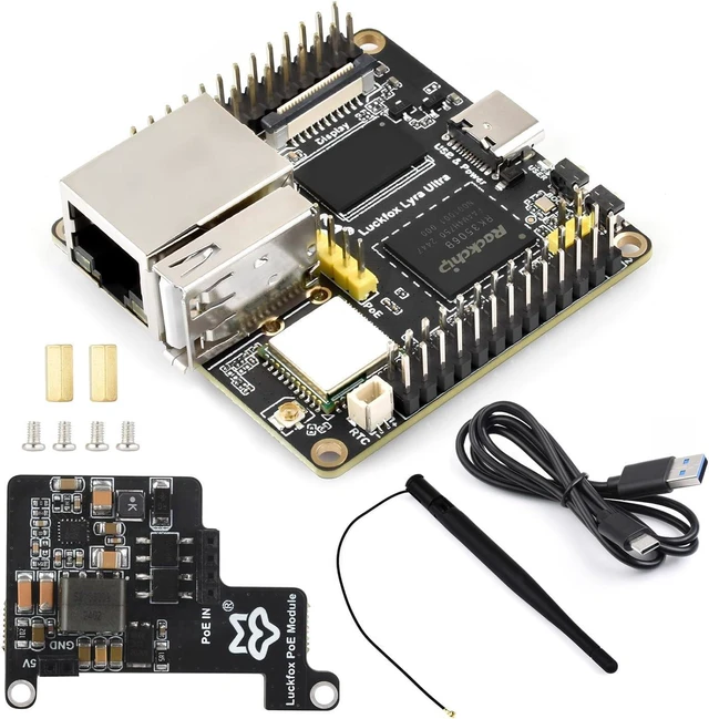 Main image of Luckfox Lyra Ultra RK3506B Linux Micro Dev Board, with 8GB eMMC, Triple-core ARM Cortex-A7 & ARM Cortex-M0 Processors
