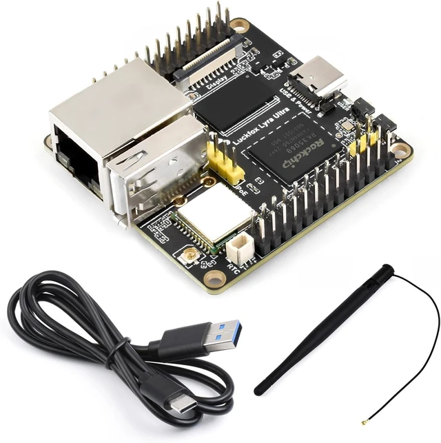Main image of Waveshare Luckfox Lyra Ultra RK3506B Linux Micro Dev Board, with 8GB eMMC, Triple-core ARM Cortex-A7 & ARM Cortex-M0 Processors, with Wireless