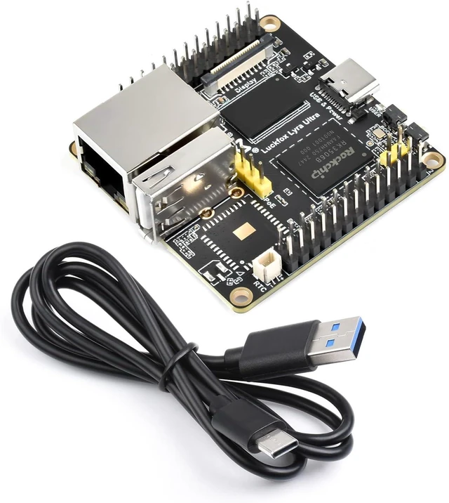 Main image of Waveshare Luckfox Lyra Ultra RK3506B Linux Micro Development Board, Onboard 8GB eMMC, Integrates Triple-core ARM Cortex-A7 and ARM Cortex-M0 Processors, Single Board