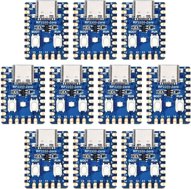 Main image of Waveshare 10PCS RP2350-Zero Mini Development Board, Raspberry Pi Microcontroller Development Board, Based On Raspberry Pi Dual-core & Dual-Architecture Microcontroller