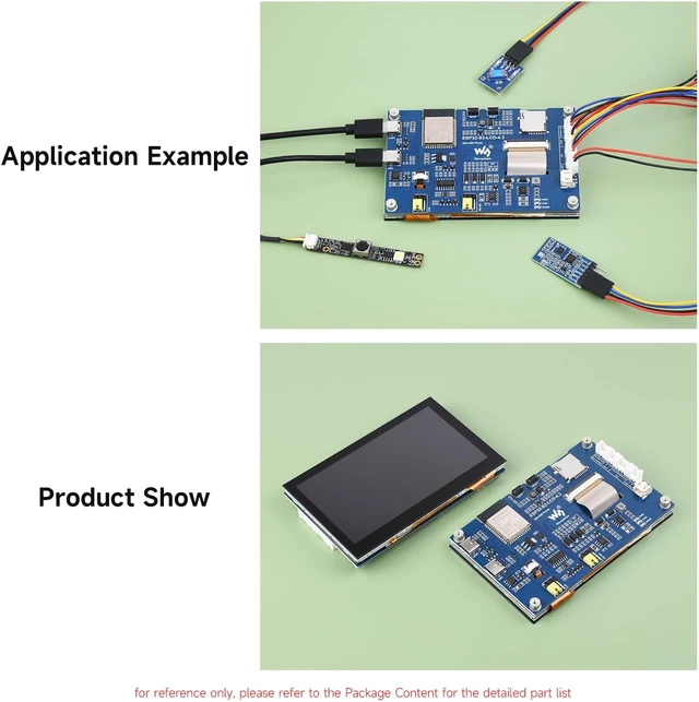 Alt view image 7 of 7 - Waveshare ESP32-S3 4.3inch Capacitive Touch Display Development Board, 800×480, 5-Point Touch, 32-Bit LX7 Dual-Core Processor, Up to 240MHz Frequency, with Onboard Antenna