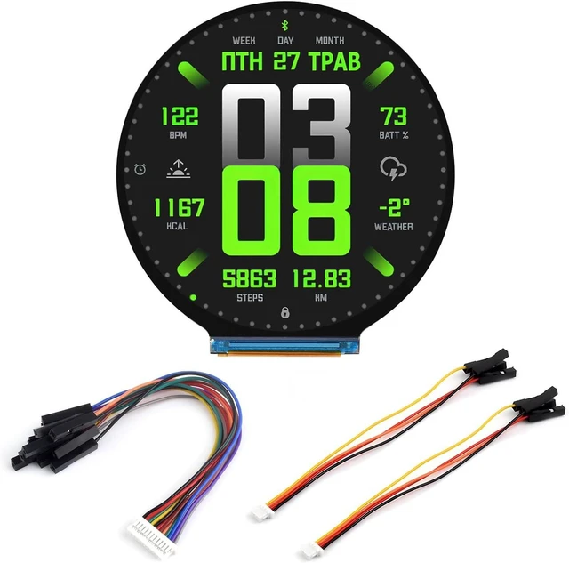 Main image of Waveshare ESP32-S3 2.8inch Round Display Development Board, 480×480, 32-bit LX7 Dual-core Processor, Without Touch Function