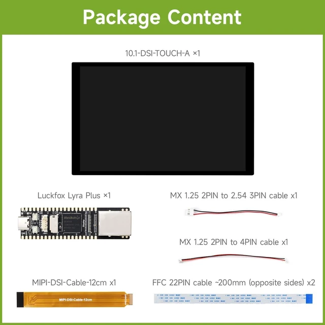 Alt view image 2 of 7 - Waveshare Luck-Fox Lyra Plus LCD Kit A, Luck-Fox Lyra Plus RK3506G2 Linux Micro Development Board, Integrates Tripe-Core ARM Cortex-A7 and ARM Cortex-M0 Processors, with Ethernet Port