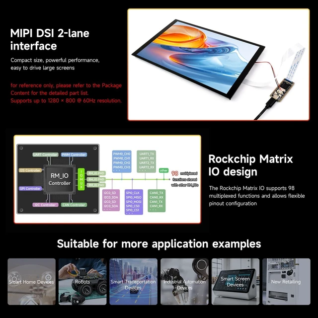 Alt view image 6 of 7 - Waveshare Luckfox Lyra RK3506G2 Linux Micro Development Board, Integrates Tripe-core ARM Cortex-A7 and ARM Cortex-M0 Processors, with 256MB Flash, with Header